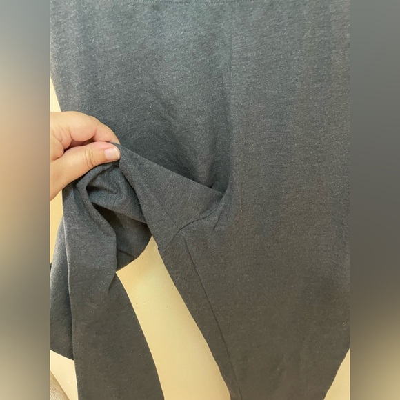 ✨2 for $6 Old Navy Grey Full Length Cotton Leggings Size Large Tall - Picture 4 of 6